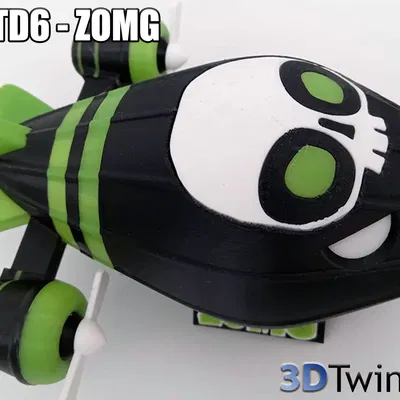 Mô hình khí cầu chiến đấu ZOMG từ BTD6