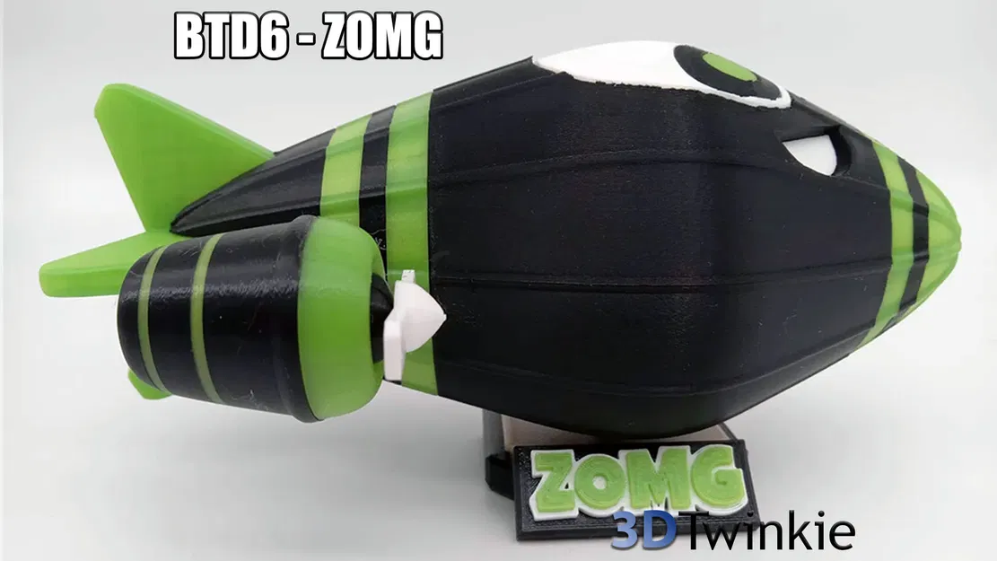 Mô hình khí cầu chiến đấu ZOMG từ BTD6 - Image 4