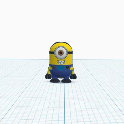 Mô hình Minion 3D dễ thương - File STL in 3D chất lượng cao