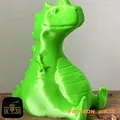 KHỦNG LONG T-REX MŨM MĨM DỄ IN - Thumbnail 1
