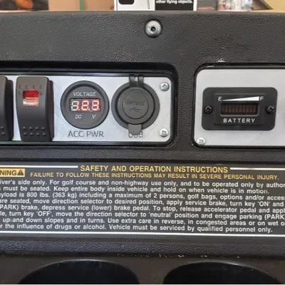 Bảng điều khiển 3D thay thế cho xe Golf EZGO cực tiện dụng