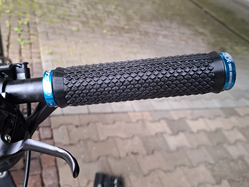 Tay nắm xe đạp 35mm đường kính lớn (loại lock-on) - Image 1