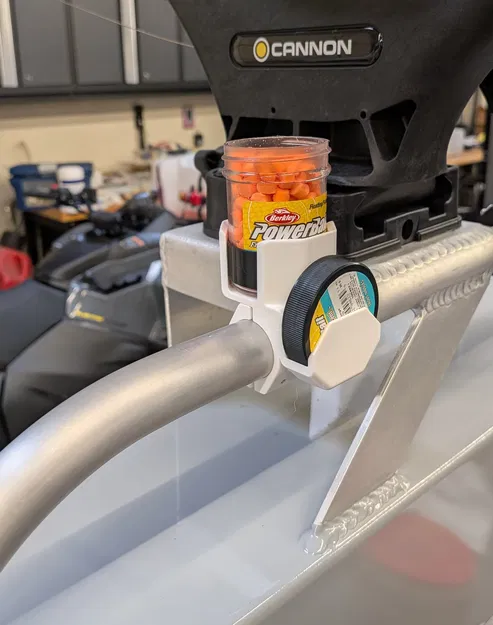 Giá đỡ hũ mồi câu Power Bait / Gulp lắp thanh ray - Image 1