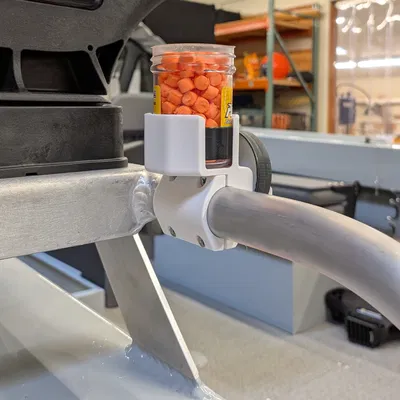 Giá đỡ hũ mồi câu Power Bait / Gulp lắp thanh ray