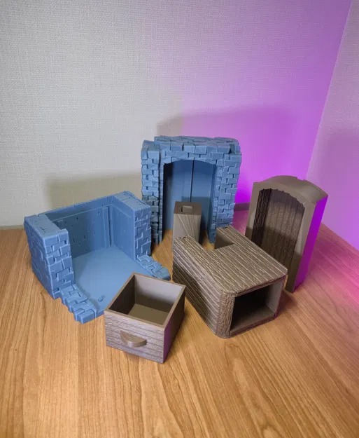 Kệ Đựng Đồ Cá Nhân Phong Cách Trung Cổ Kèm Khay Và Ngăn Kéo - Image 2