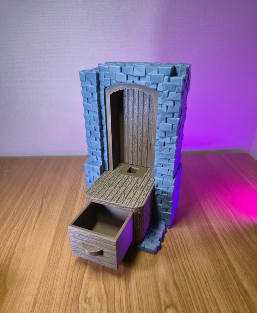 Kệ Đựng Đồ Cá Nhân Phong Cách Trung Cổ Kèm Khay Và Ngăn Kéo - Image 6