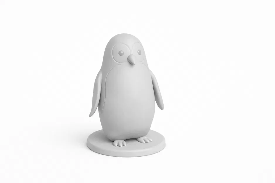 Mô hình chim cánh cụt (Penguin) - File STL in 3D miễn phí - Image 1