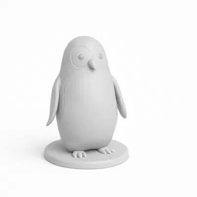 Mô hình chim cánh cụt (Penguin) - File STL in 3D miễn phí