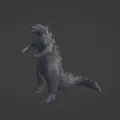 Mô hình Godzilla 3D cực chất - Tải file STL miễn phí - Thumbnail 1