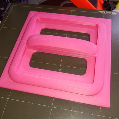 Thước mẫu may chần bông 4.5 inch in 3D