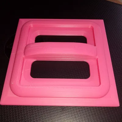 Thước mẫu may chần bông 4.5 inch in 3D