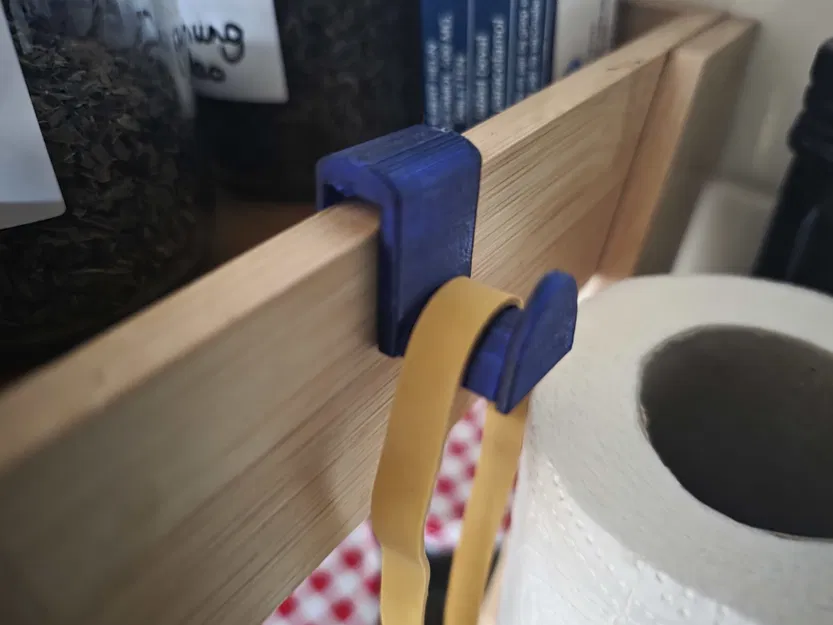 Móc treo đồ thông minh kẹp gờ 8mm - Phụ kiện in 3D hữu ích - Image 1