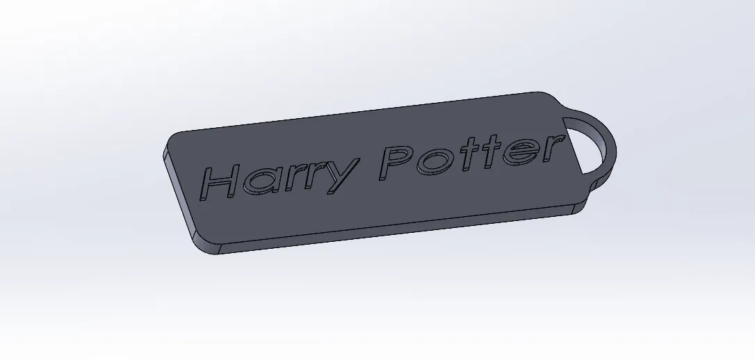 Móc khóa Harry Potter tự in 3D đơn giản và độc đáo - Image 1