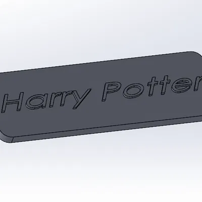 Móc khóa Harry Potter tự in 3D đơn giản và độc đáo