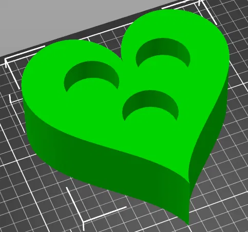 Khay đựng nến trái tim (Heart Candle Holder) cho 3 nến tealight - Image 2