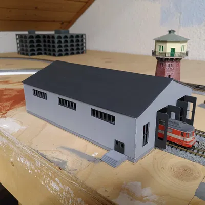 Mô hình nhà ga Lokdepot cho đường ray Kato Unitrack tỷ lệ N