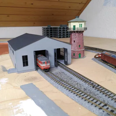 Mô hình nhà ga Lokdepot cho đường ray Kato Unitrack tỷ lệ N