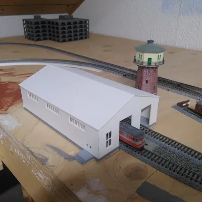 Mô hình nhà ga Lokdepot cho đường ray Kato Unitrack tỷ lệ N