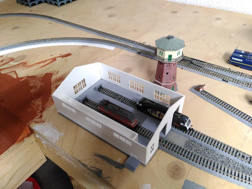 Mô hình nhà ga Lokdepot cho đường ray Kato Unitrack tỷ lệ N - Image 5
