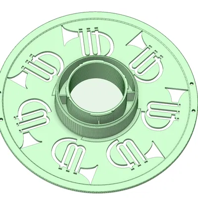 Nắp đậy lõi cuộn nhựa (spool) tùy chỉnh cho máy in Bambu Lab