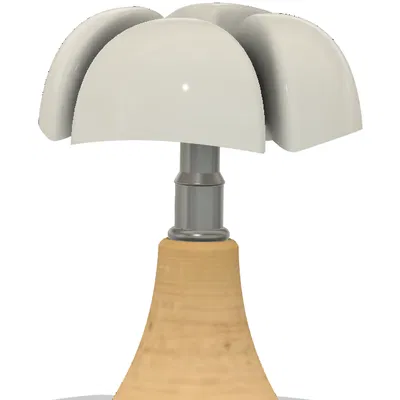 Mô hình đèn để bàn phong cách Pipistrello