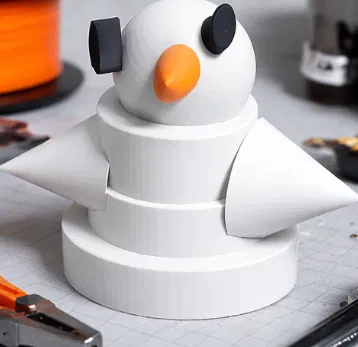 Mô hình người tuyết 3D trang trí đáng yêu - File STL chất lượng - Image 1