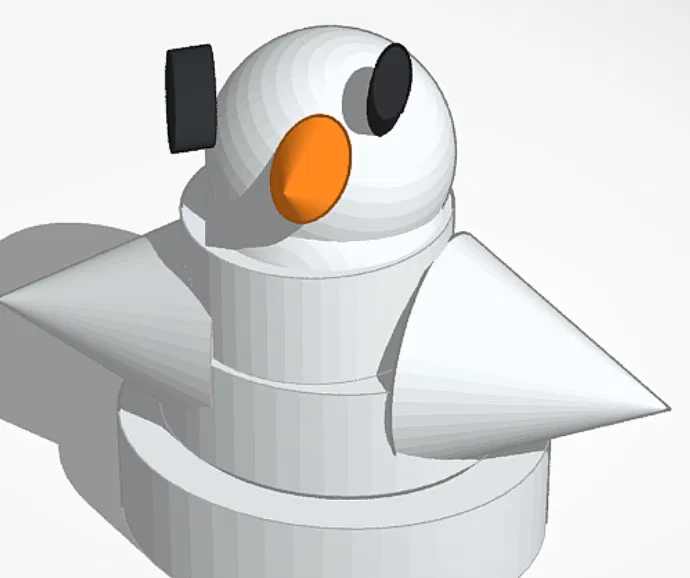 Mô hình người tuyết 3D trang trí đáng yêu - File STL chất lượng - Image 2