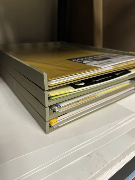 Khay đựng giấy 3D (Long Tray) - Giải pháp lưu trữ ngăn nắp cho bàn làm việc - Image 2