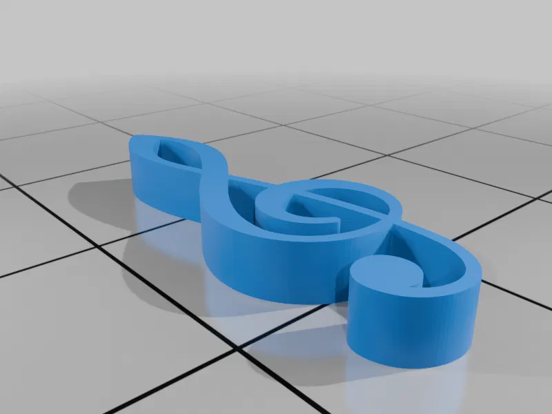 Mô hình trang trí ký hiệu âm nhạc (Bass, Treble) cho người mê âm thanh - Image 1