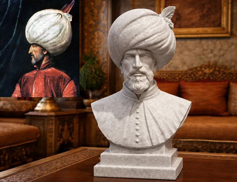 Tượng bán thân Suleiman Đại đế - Image 1