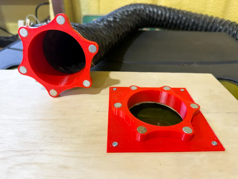 Ống thông gió (Blower Hose Vent) kết nối nam châm - Image 1