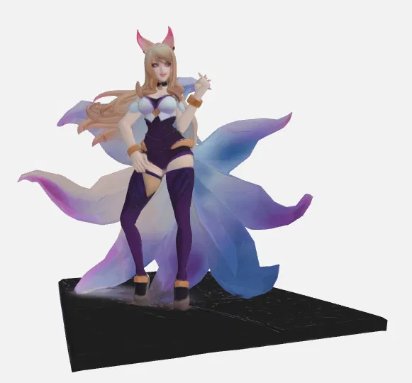 Mô hình Ahri League of Legends 3D - Tượng game thủ ấn tượng - Image 1
