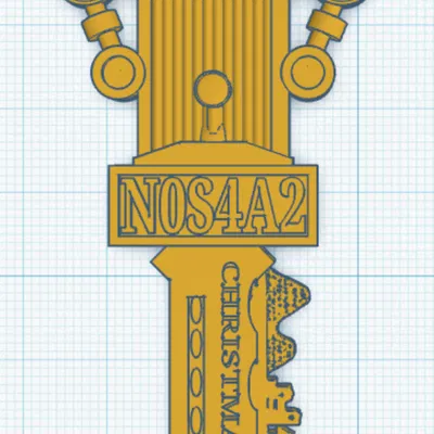 Mô hình 3D chìa khóa Wraith trong phim NOS4A2 đầy ấn tượng