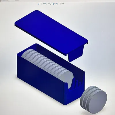 Hộp đựng tiền xu cho nhà sưu tập