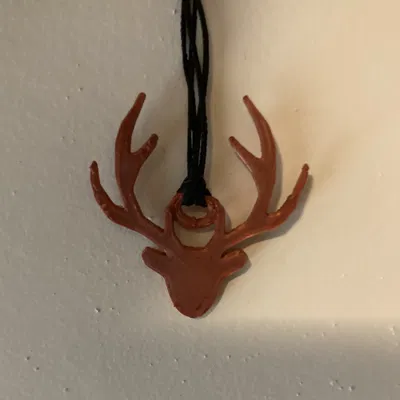 Móc khóa logo săn bắn vùng thảo nguyên (hình hươu)