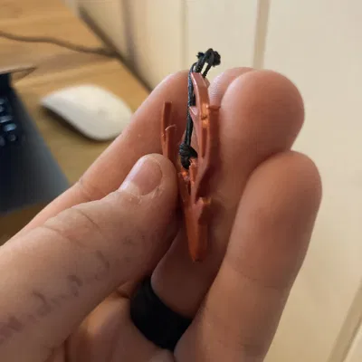 Móc khóa logo săn bắn vùng thảo nguyên (hình hươu)