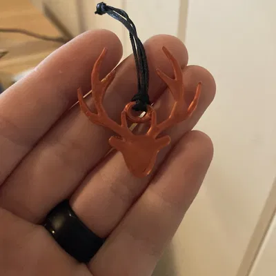 Móc khóa logo săn bắn vùng thảo nguyên (hình hươu)