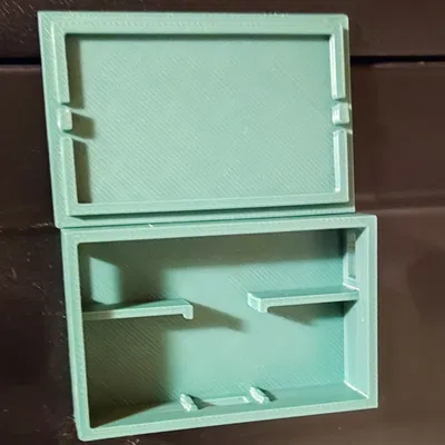 Hộp thông dụng tùy chỉnh với nắp cài (kèm giá đỡ WAGO 221)