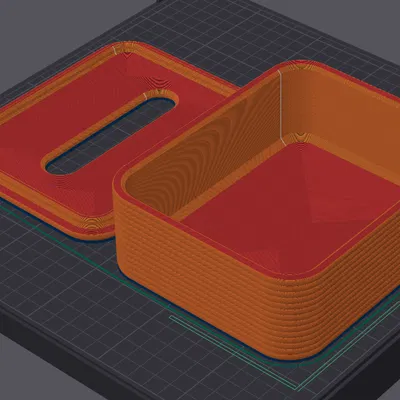 Hộp đựng khăn giấy tối giản in 3D - Thiết kế đẹp, dễ in