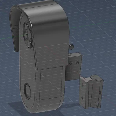 Đạo cụ Camera kiểu Flock kèm ngàm gắn biển báo và cột