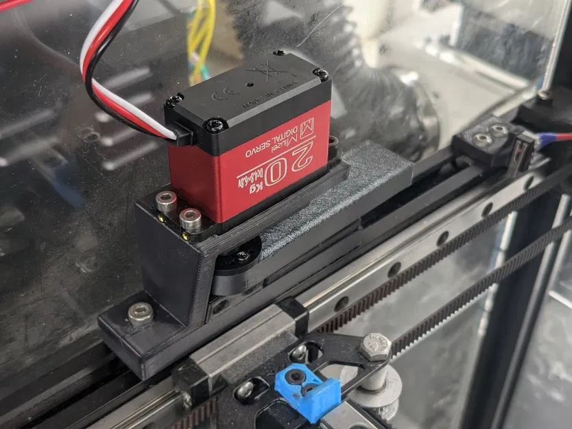 Cánh tay servo cho máng xả nhựa, chổi vệ sinh và cơ cấu gạt cắt dây tóc - Image 2