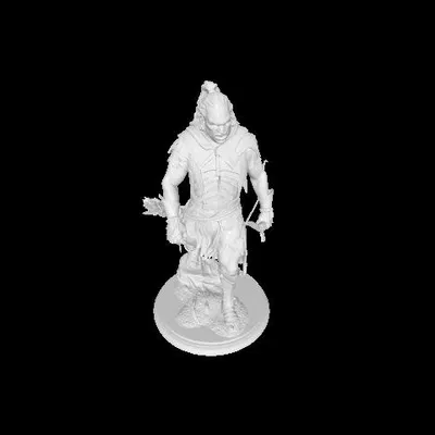 Mô hình 3D chiến binh Uruk-hai từ Lord of the Rings cực chất