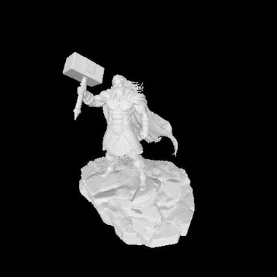 Mô hình 3D Thor thần sấm uy dũng - File in 3D chi tiết cao