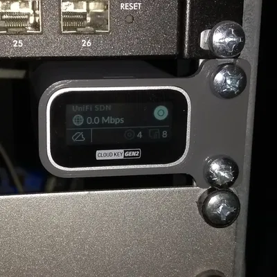 Giá Đỡ Rack 19 Inch Cho Ubiquiti Unifi CloudKey Gen2