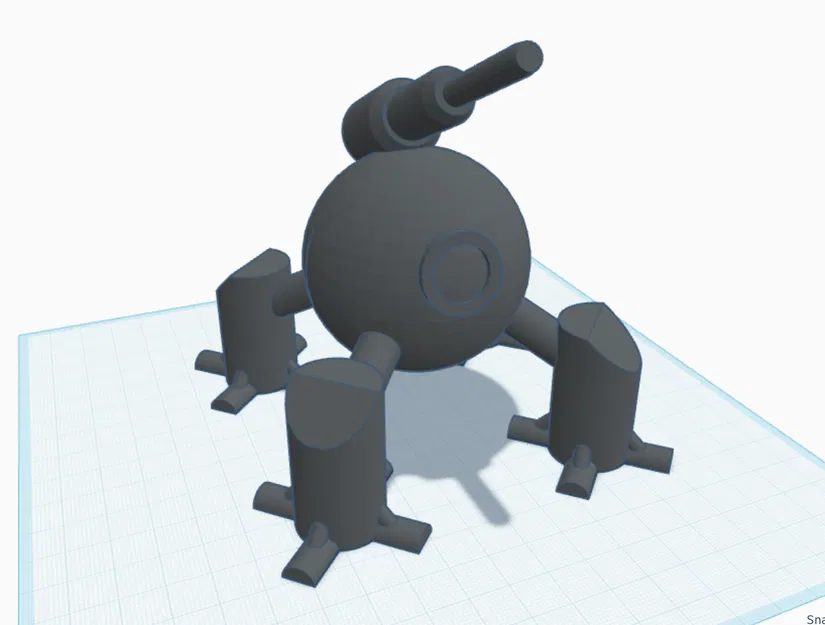 Mô hình Spider Mech thiết kế cơ khí độc đáo cho dân in 3D - Image 1