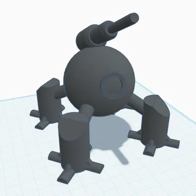 Mô hình Spider Mech thiết kế cơ khí độc đáo cho dân in 3D