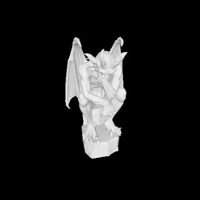 Mô hình tượng Gargoyle trang trí phong cách Fantasy ấn tượng