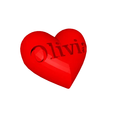 Trái tim 3D cá nhân hóa - Món quà ý nghĩa dành cho người thương