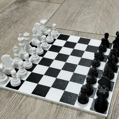 Bộ cờ vua in 3D thông minh kèm khay đựng tiện lợi