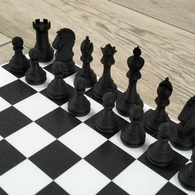 Bộ cờ vua in 3D thông minh kèm khay đựng tiện lợi